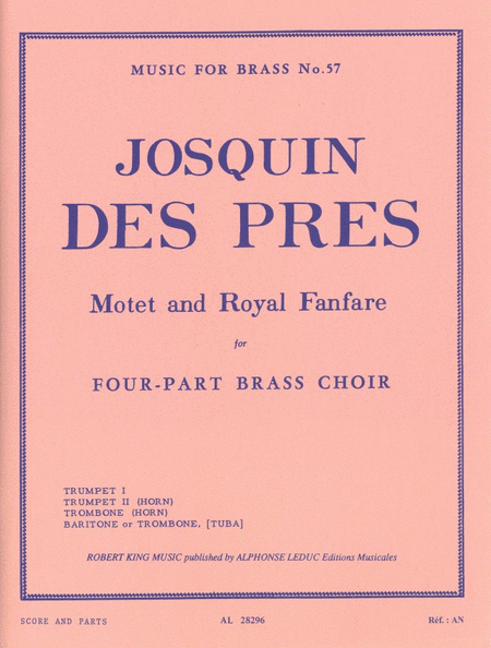 Motet & Royal Fanfare (quartet-brass)