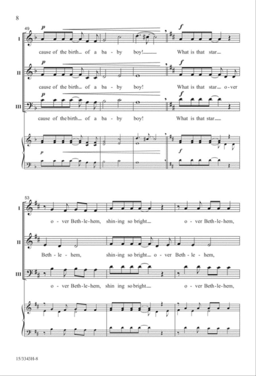 What Is That Star? What Is That Star? 3-Part scores gallery preview page 8
