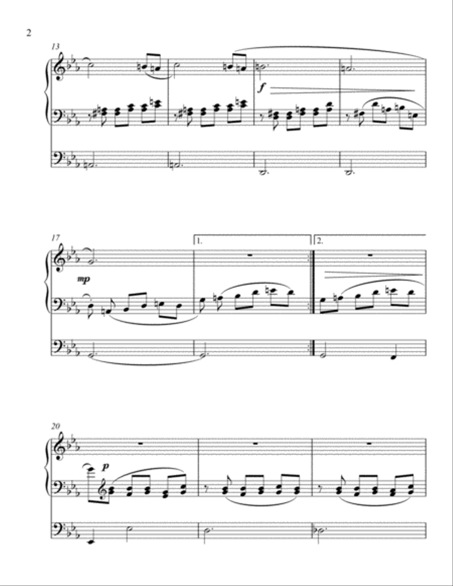 Serenade for Organ Organ Solo scores gallery preview page 2