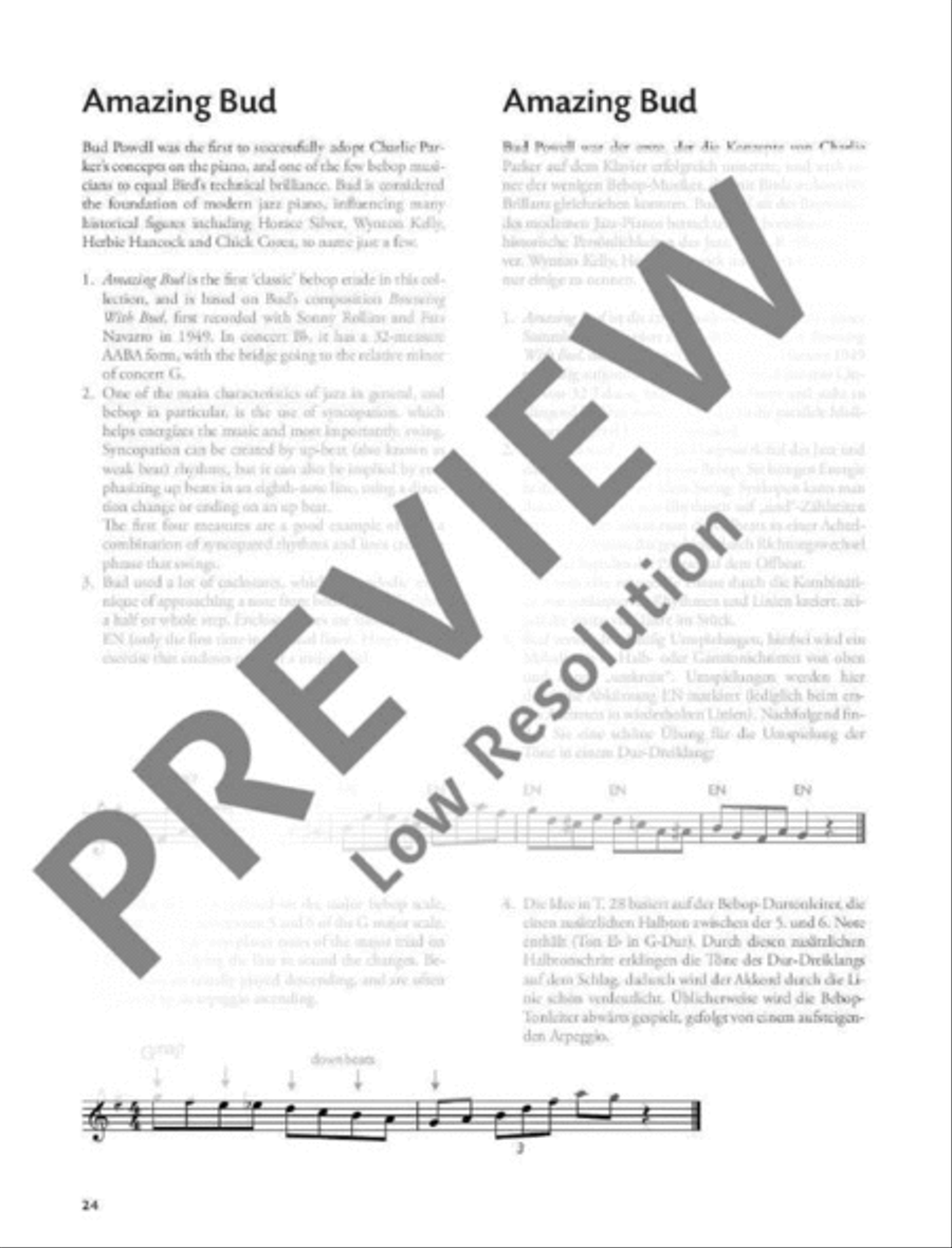 The Essence of Bebop Alto Saxophone Alto Saxophone scores gallery preview page 19