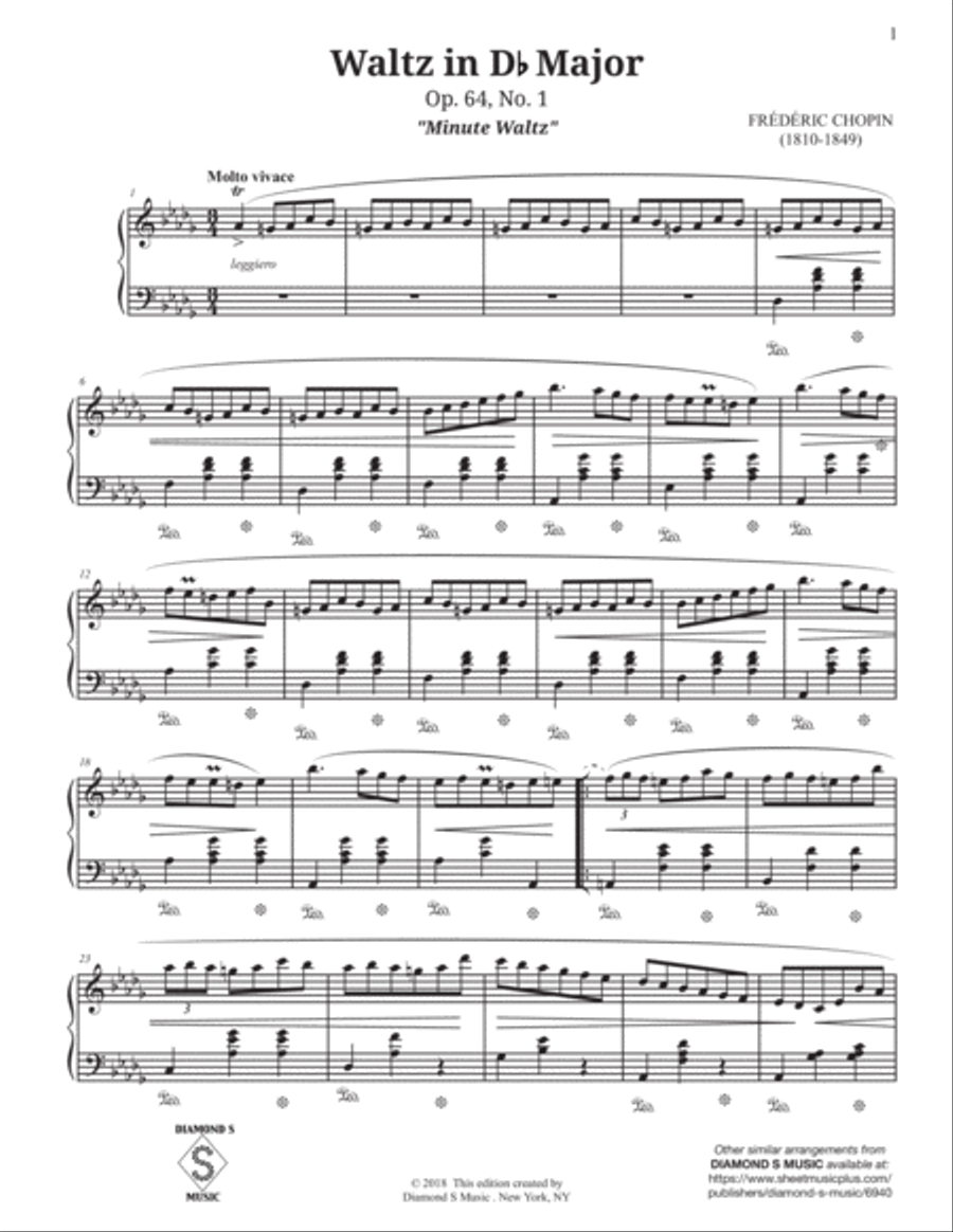 Beethoven, Chopin, Mozart, Schubert & Schumann Piano Favorites Collection - Piano Solo Piano Solo scores gallery preview page 4
