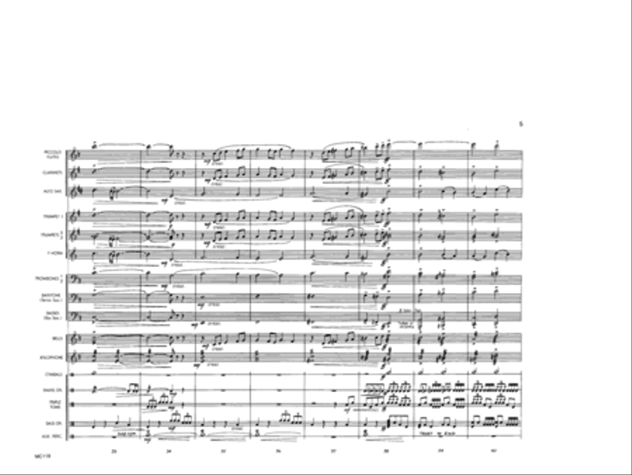 The Navy Hymn Marching Band scores gallery preview page 6