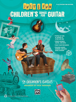 Book cover for Just for Fun -- Children's Songs for Guitar