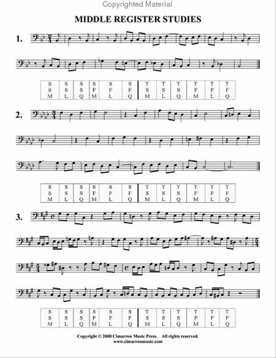 Concepts of Euphonium Technique Euphonium scores gallery preview page 4