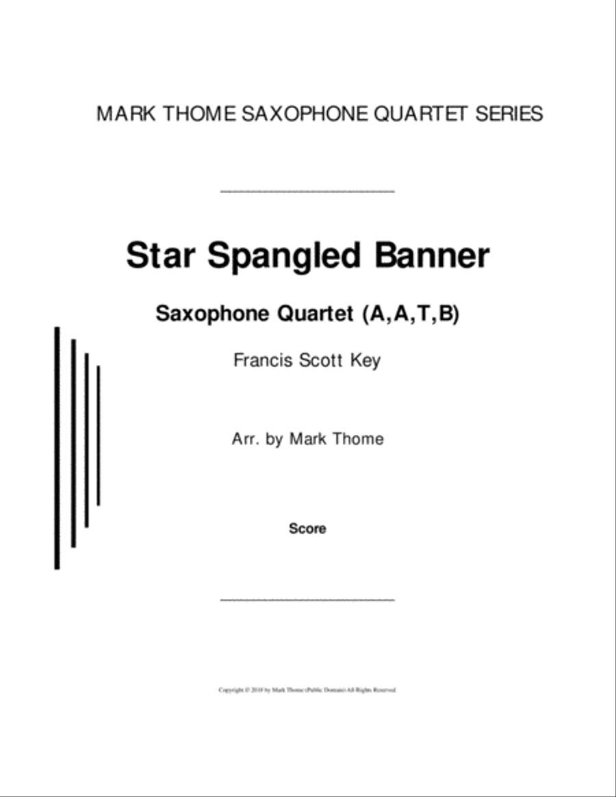 Star Spangled Banner Woodwind Quartet scores gallery preview page 1