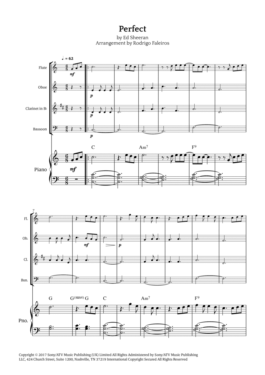 Perfect Bassoon scores gallery preview page 1