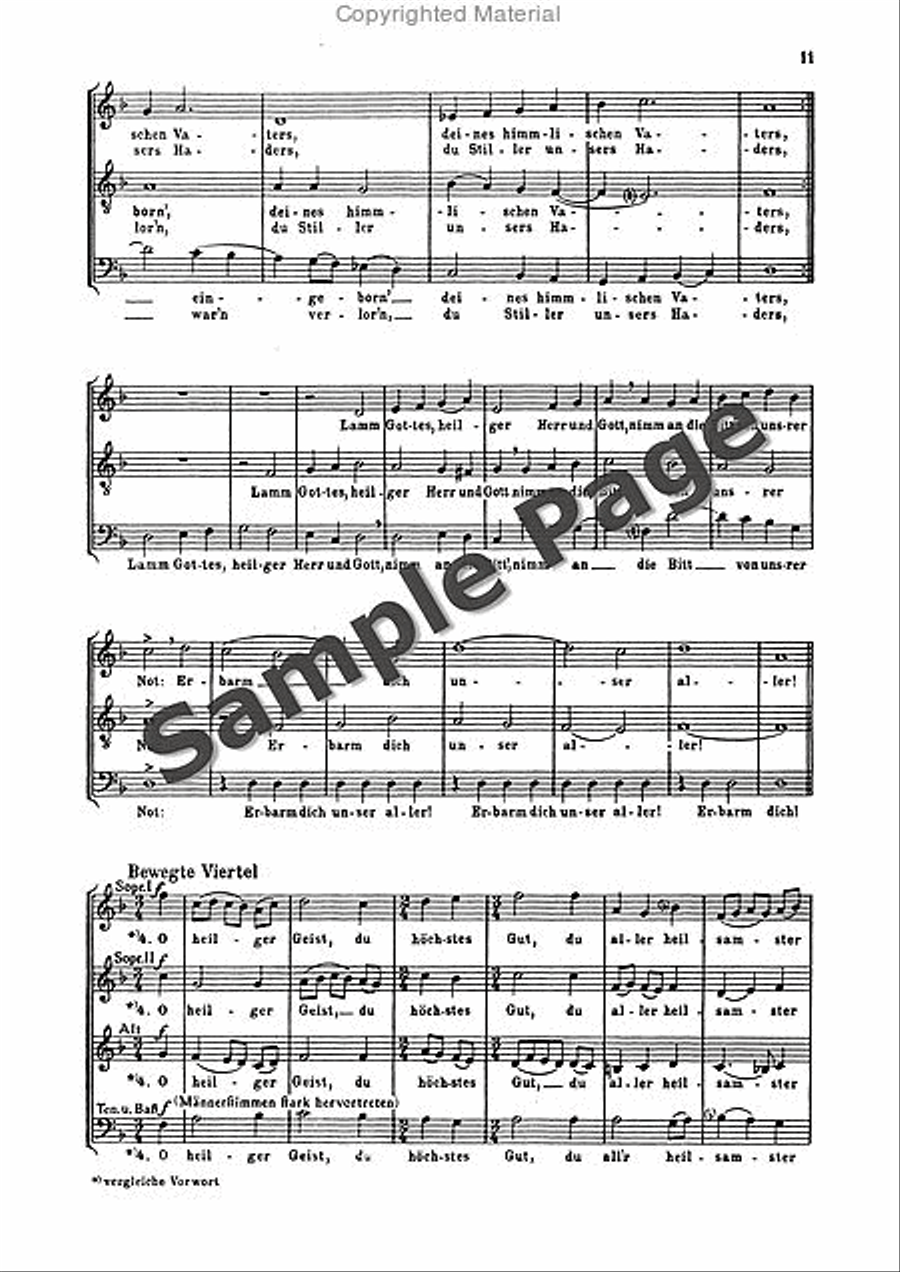 Liedmesse Choral Score SSATB scores gallery preview page 12