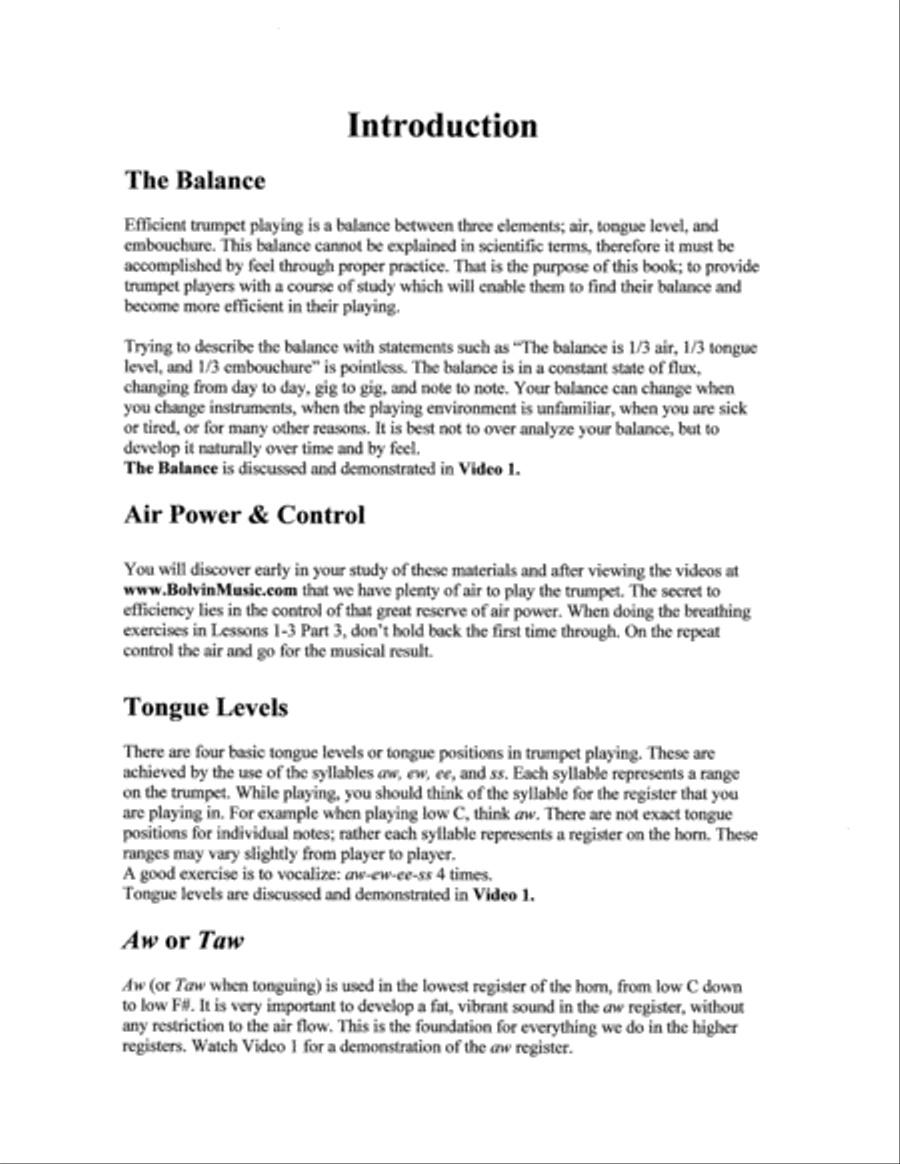 Tongue Level & Air Trumpet Solo scores gallery preview page 5