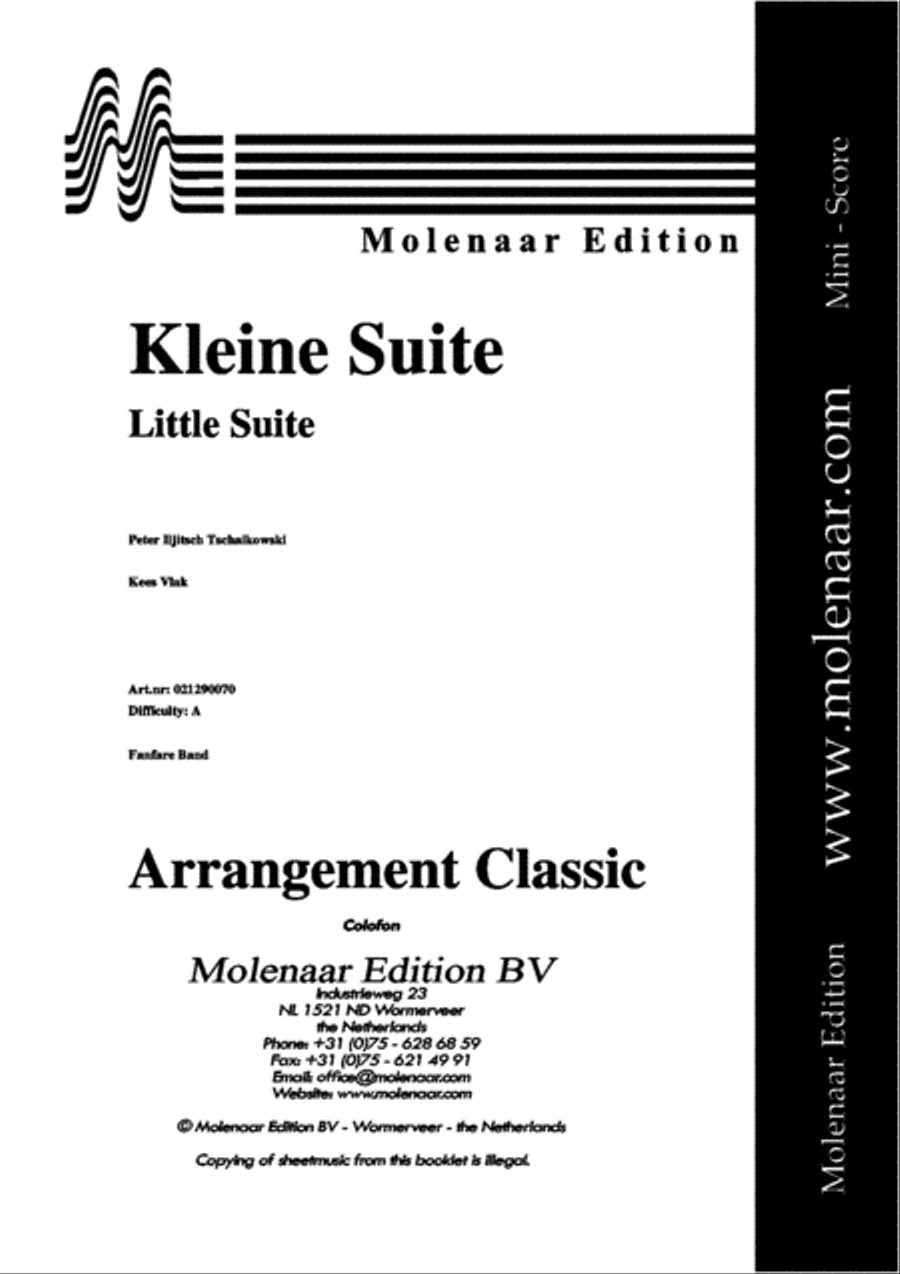 Kleine Suite Fanfare Band scores gallery preview page 2