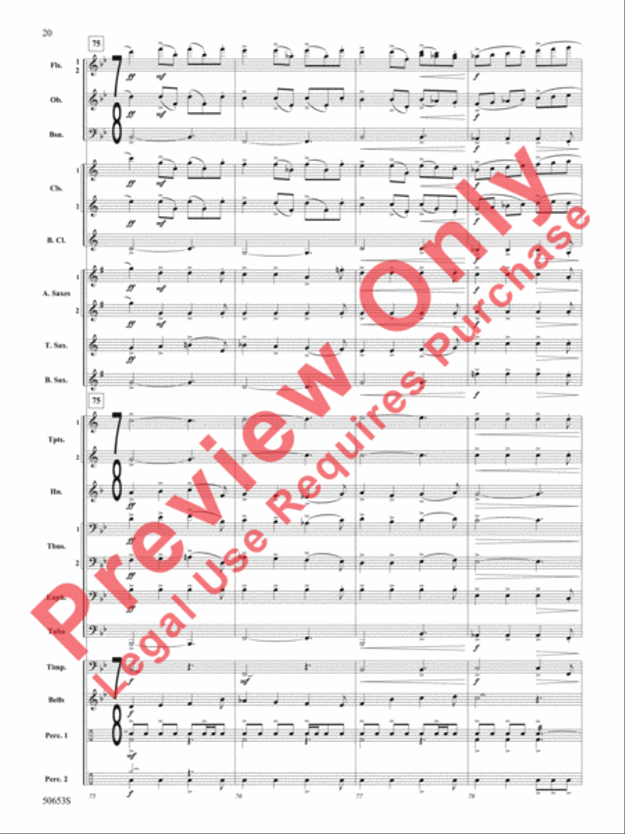 A Centennial Celebration A Centennial Celebration Concert Band scores gallery preview page 21
