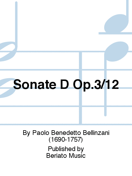 Sonate D Op.3/12