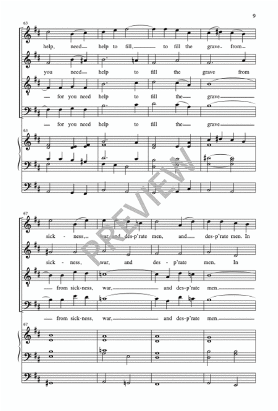 Death, Be Not Proud Death, Be Not Proud 4-Part scores gallery preview page 10