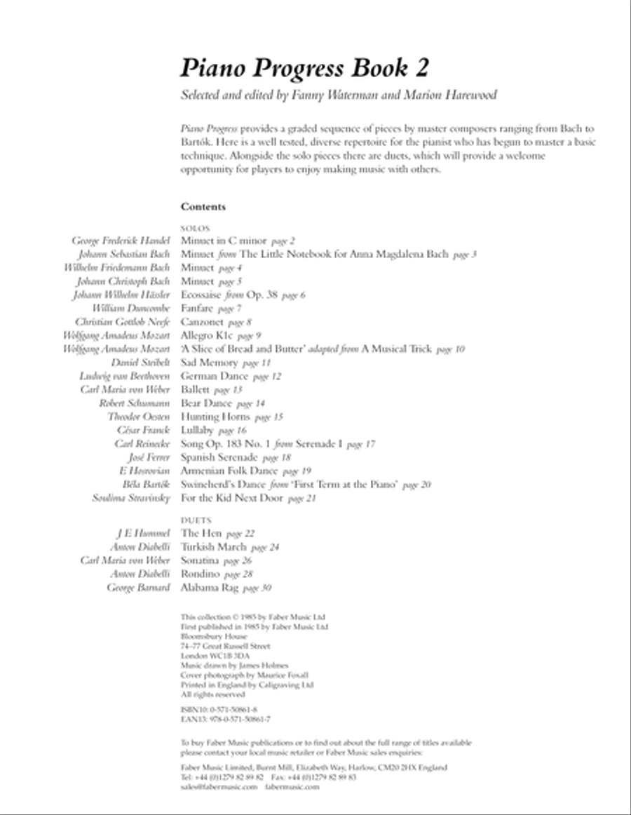 Piano Progress, Book 2 Piano Progress, Book 2 Piano Method scores gallery preview page 2