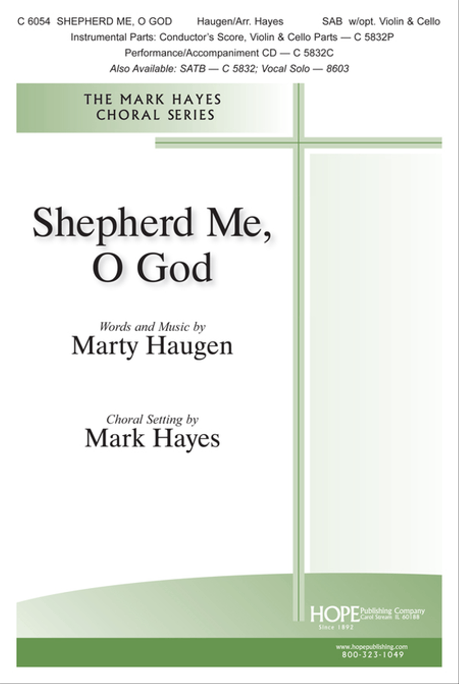 Shepherd Me, O God Shepherd Me, O God 3-Part scores gallery preview page 1