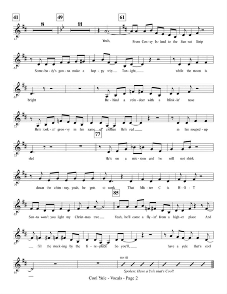 Cool Yule Full Orchestra scores gallery preview page 4