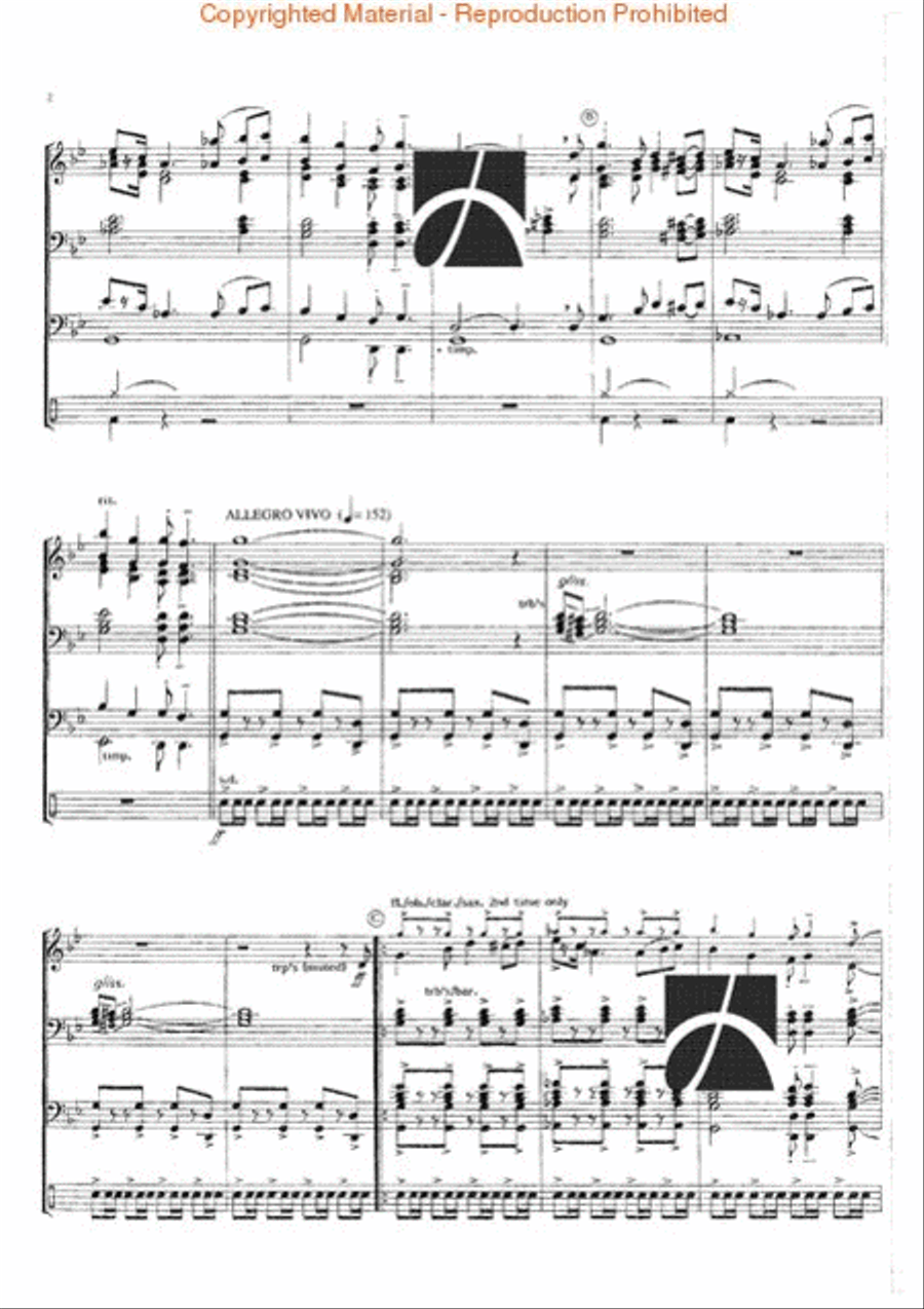 Oregon Concert Band scores gallery preview page 3