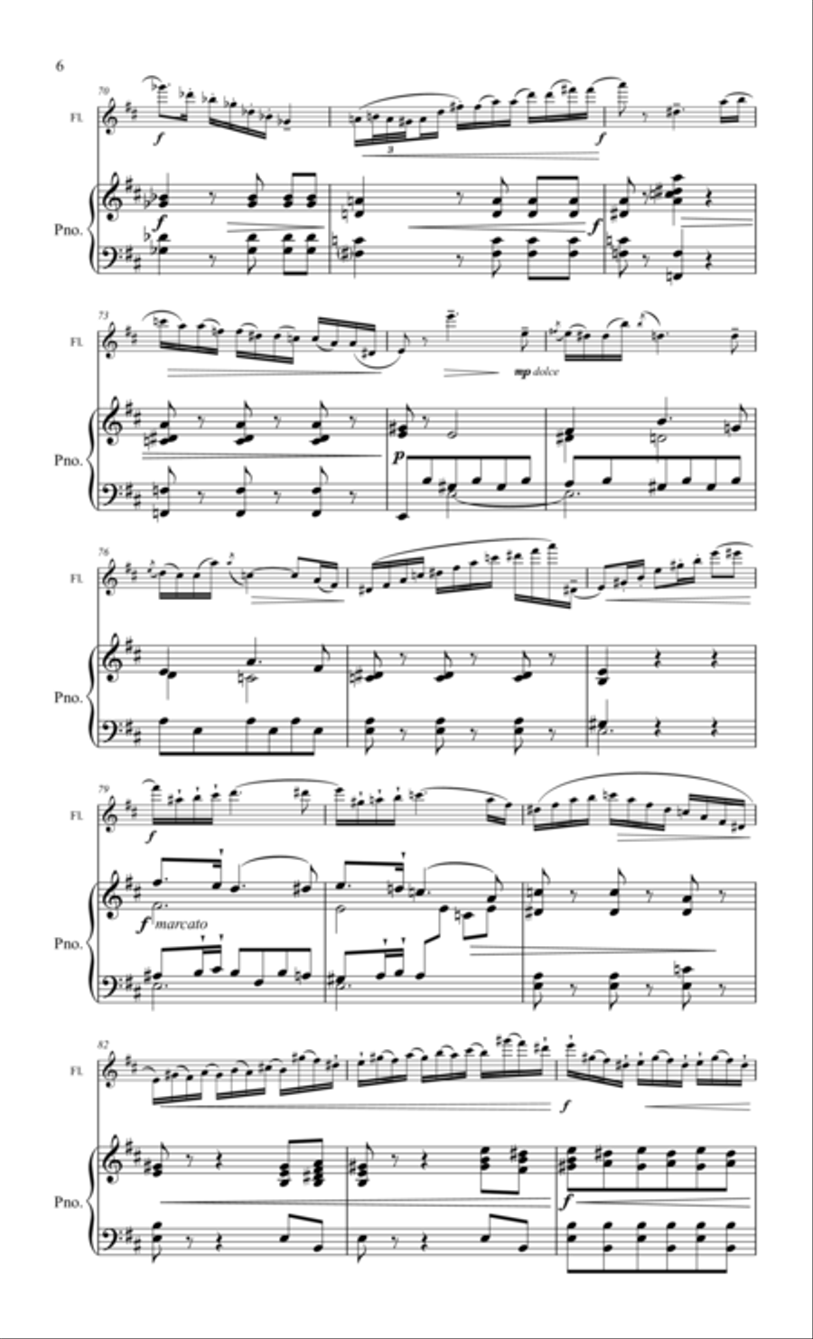 Boehm, Theobald Gran Polonesa for flute & piano Flute Solo scores gallery preview page 6