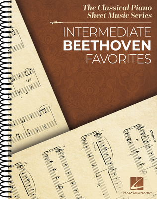 Book cover for Intermediate Beethoven Favorites
