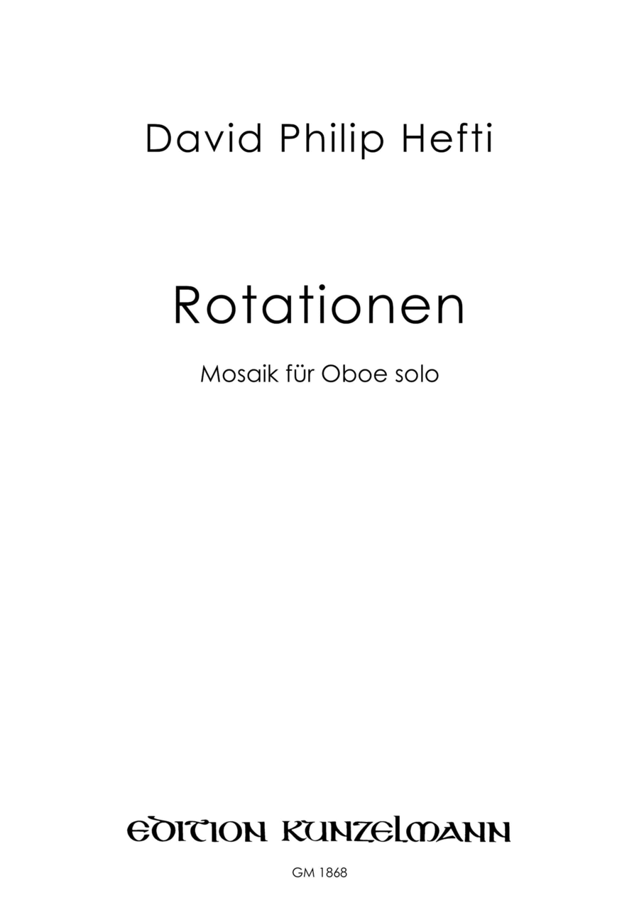 Rotationen, Mosaic for oboe solo Oboe Solo scores gallery preview page 1