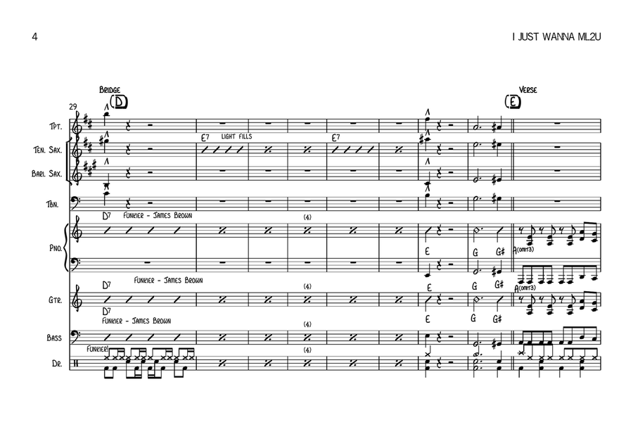 I Just Want To Make Love To You Large Ensemble scores gallery preview page 4