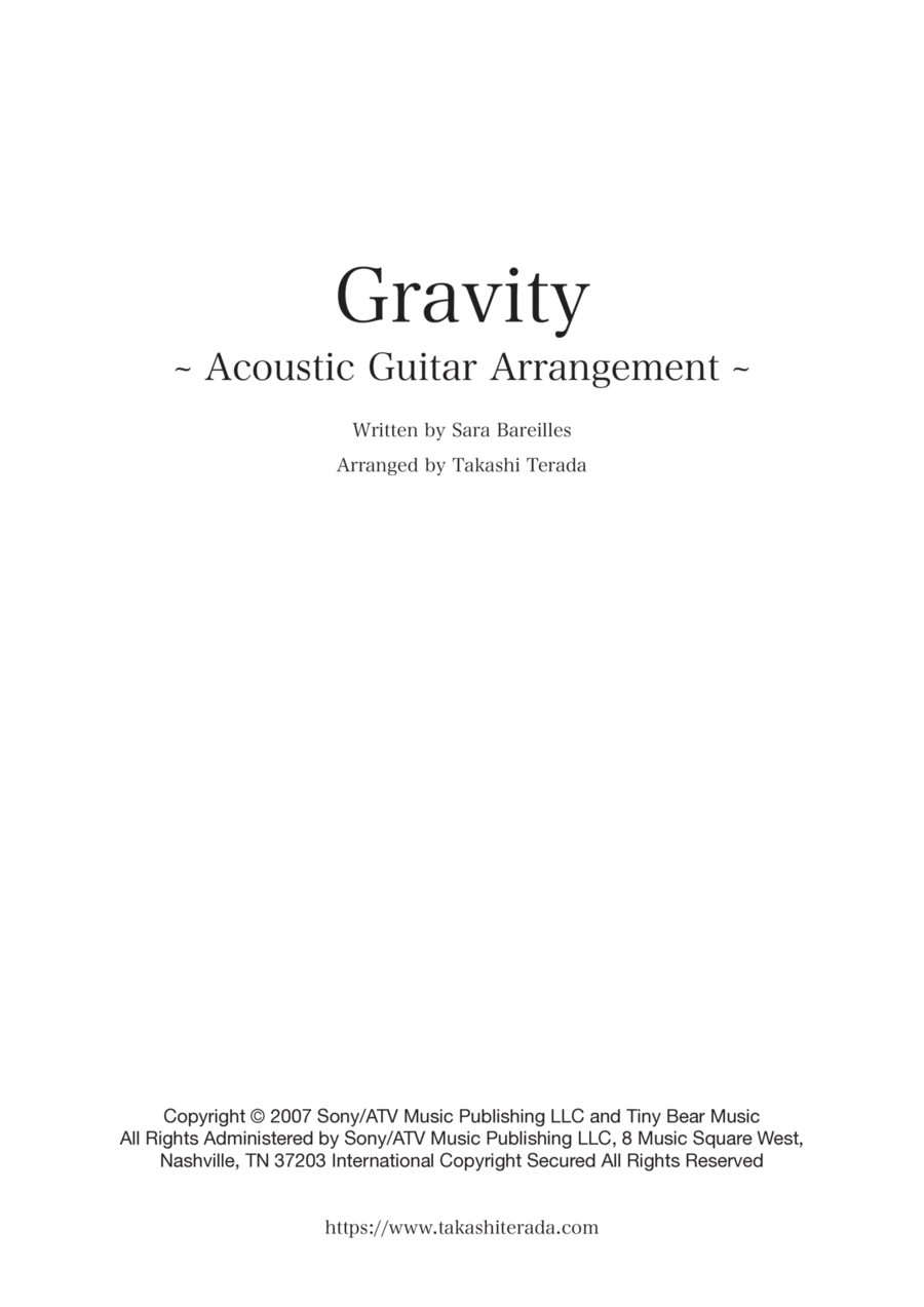 Gravity Electric Guitar scores gallery preview page 1