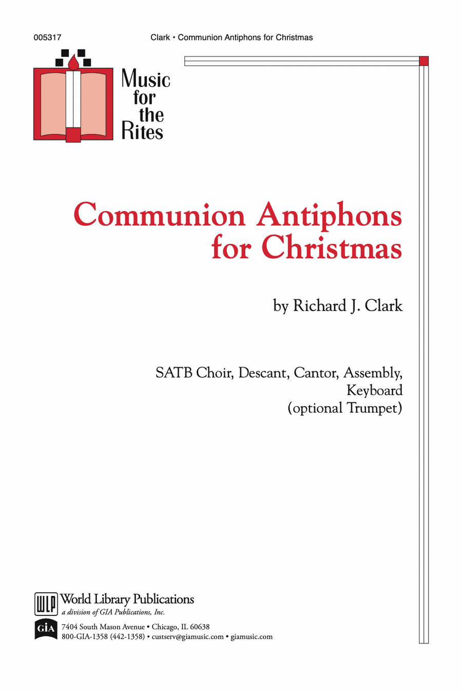Communion Antiphons for Christmas 4-Part scores gallery preview page 1