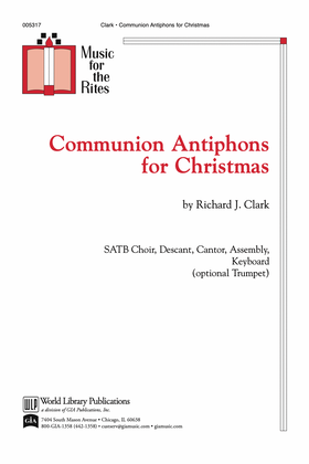 Book cover for Communion Antiphons for Christmas