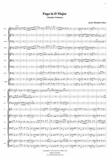 Fugue and Divertimento for Chamber Orchestra image number null
