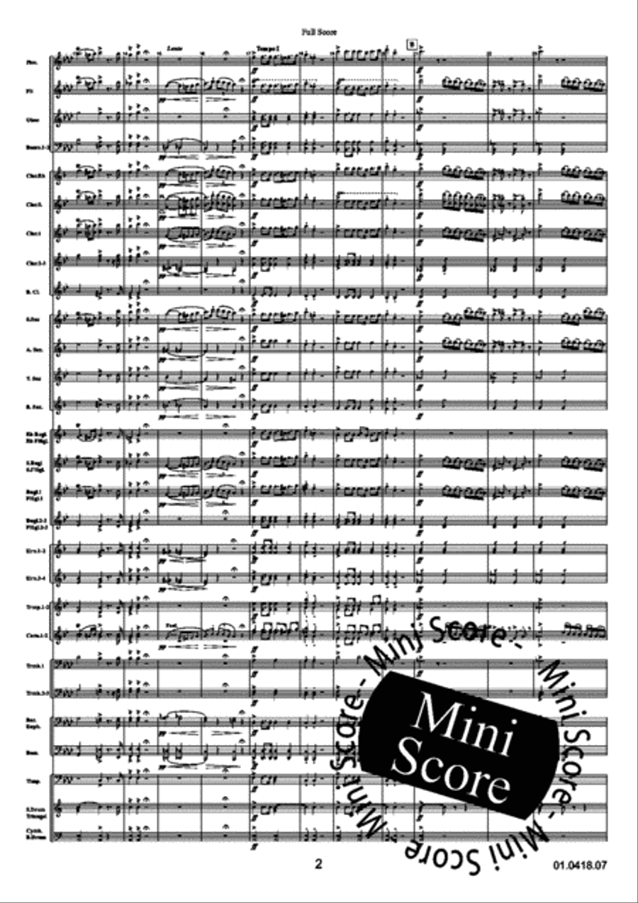 Norma Ouverture Concert Band scores gallery preview page 8