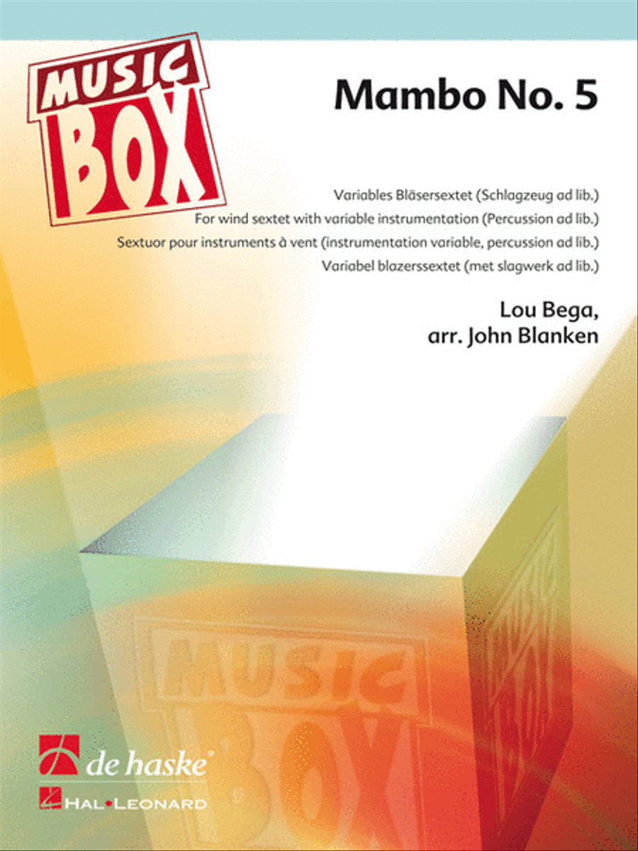 Mambo No. 5 Mambo No. 5 Percussion scores gallery preview page 1