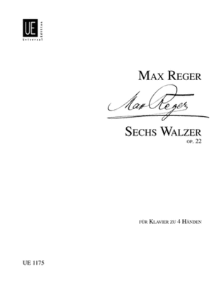 Book cover for Six Waltzes Op. 22