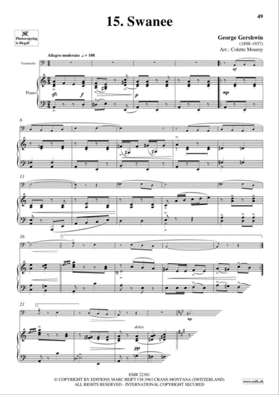 Gershwin 20 Greatest Hits Piano Accompaniment scores gallery preview page 17