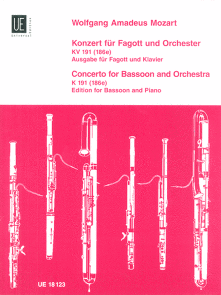 Bassoon Concerto, K. 191, Bsn/