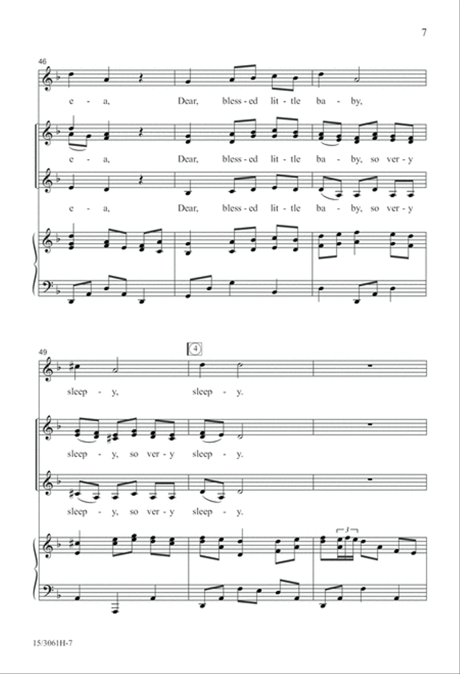 A La Nanita Nana A La Nanita Nana SSA scores gallery preview page 8