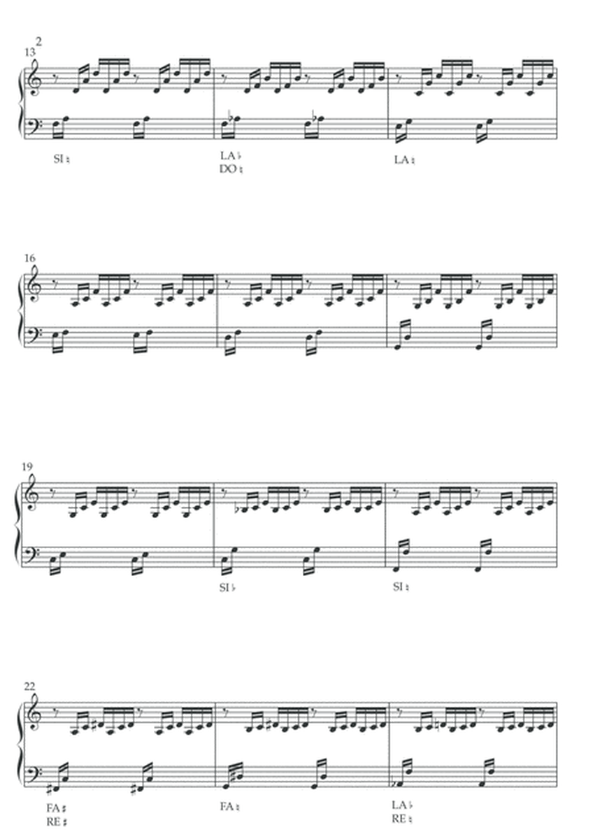 Prelude in C - Johann Sebastian Bach for Pedal harp