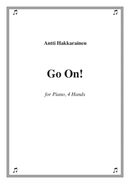 Go On! - Piano, 4 Hands