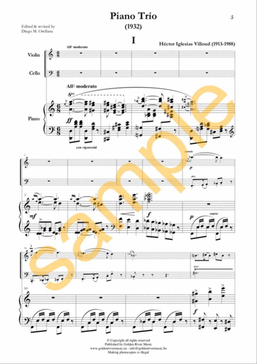 Piano Trio Piano Trio Piano Trio scores gallery preview page 3