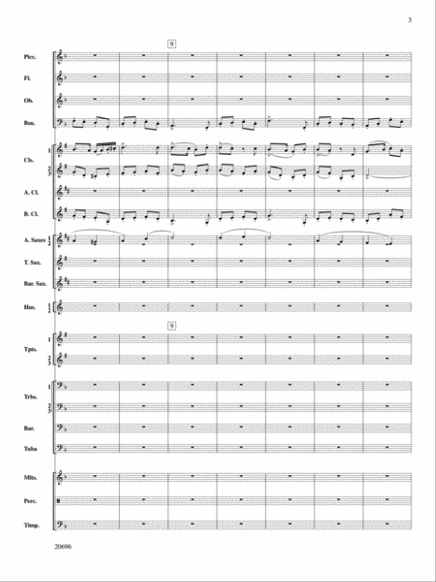 Welsh Ayres & Dances Welsh Ayres & Dances Concert Band scores gallery preview page 23