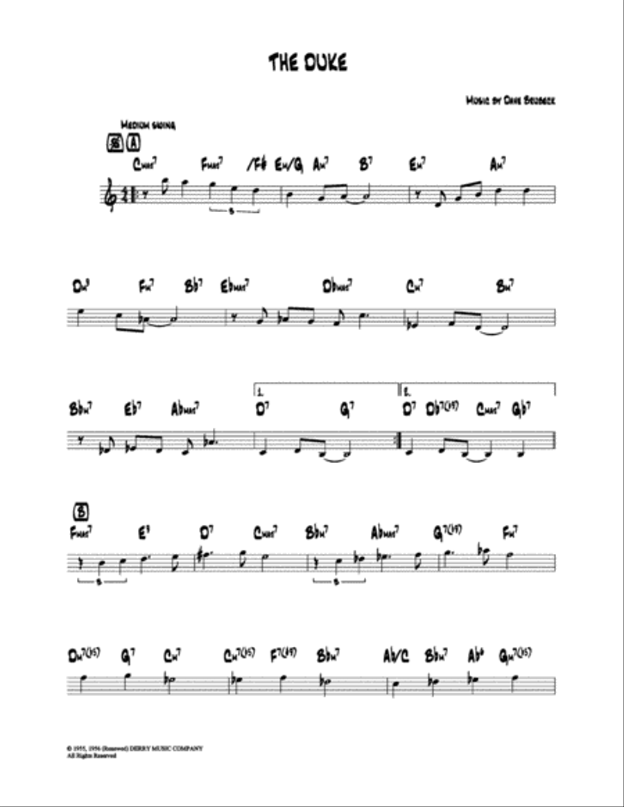The Duke The Duke School and Community scores gallery preview page 1