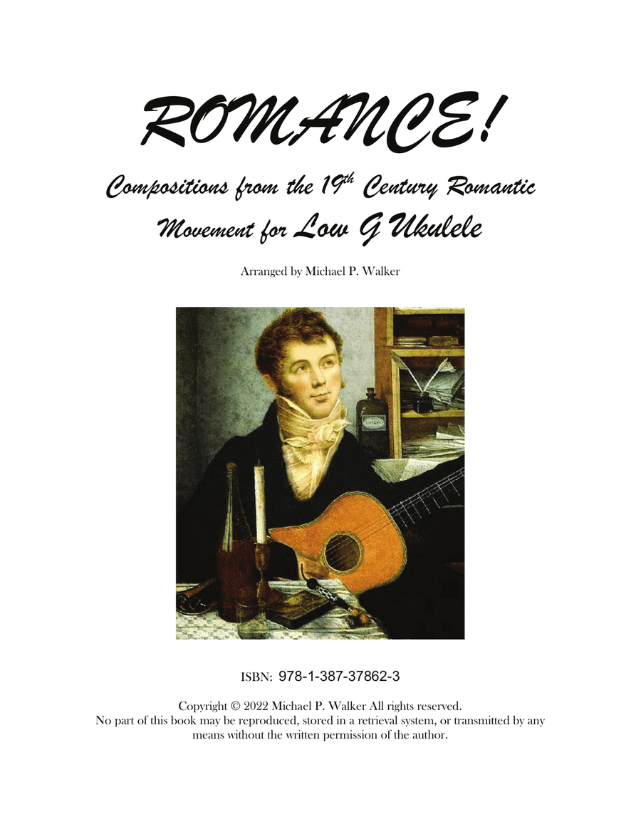 ROMANCE! Compositions from the 19th Century Romantic Movement for Low G Ukulele Ukulele scores gallery preview page 1