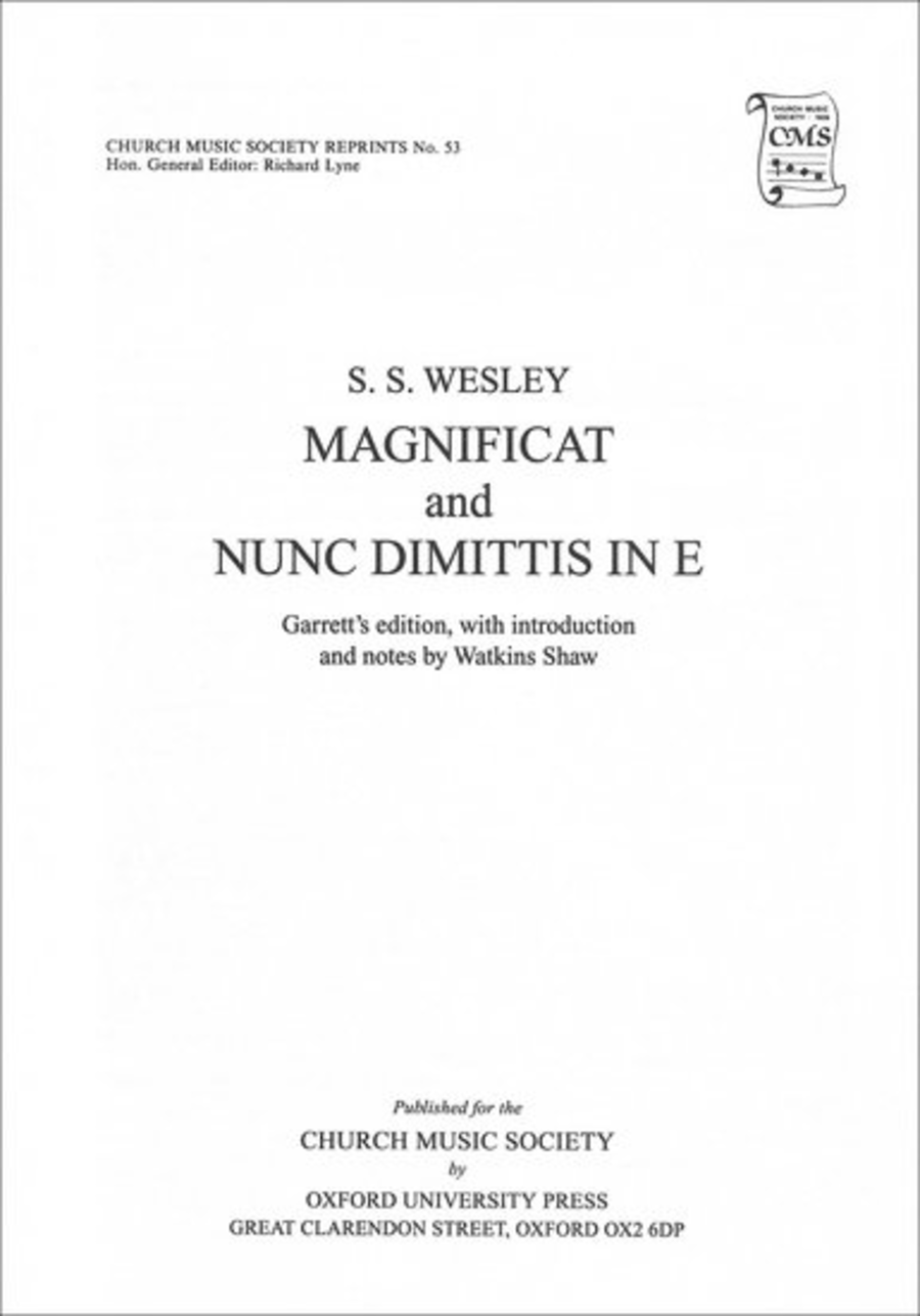 Magnificat and Nunc Dimittis in E SSATB scores gallery preview page 1