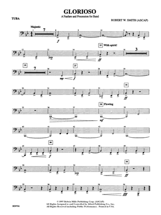 Glorioso (A Fanfare and Procession for Band): Tuba