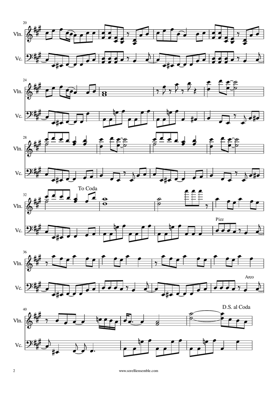 September String Duet scores gallery preview page 2