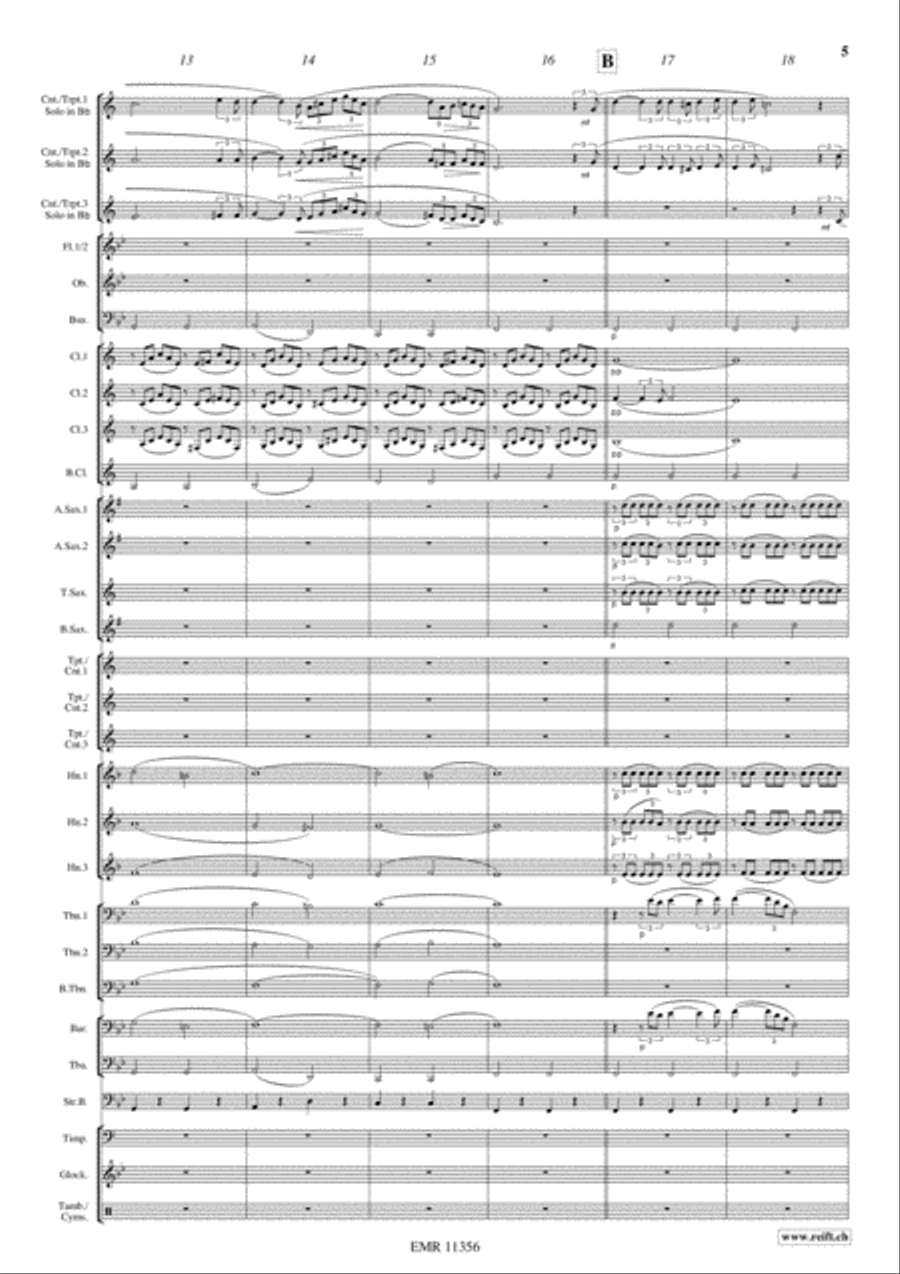 Ave Maria Ave Maria Concert Band scores gallery preview page 6