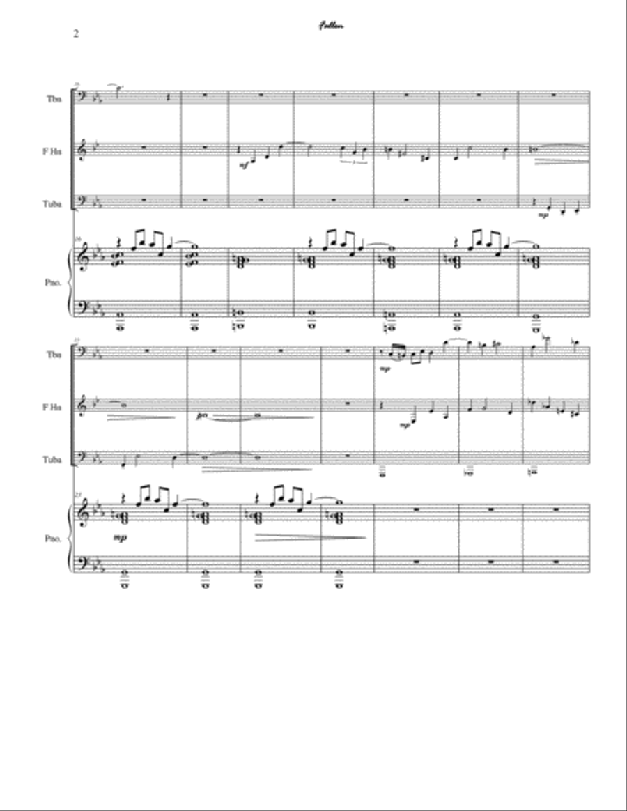 Fallen Small Ensemble scores gallery preview page 2