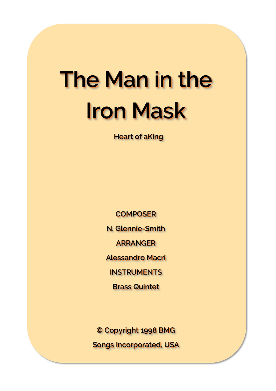 The Man In The Iron Mask The Man In The Iron Mask Brass Ensemble scores gallery preview page 1