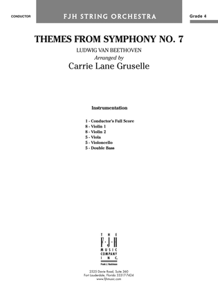 Book cover for Themes from Symphony No. 7: Score