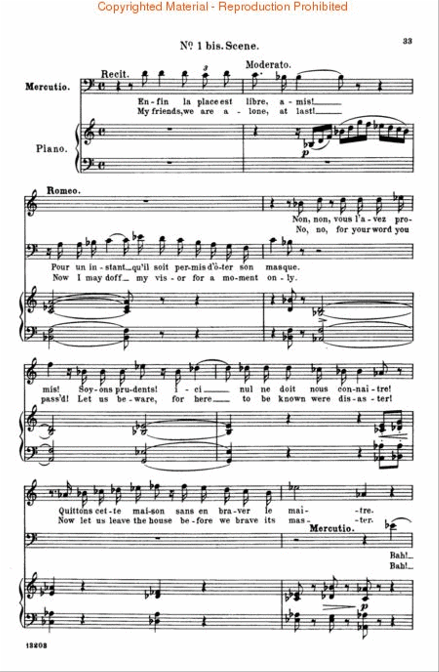 Romeo et Juliette Romeo et Juliette Voice scores gallery preview page 2