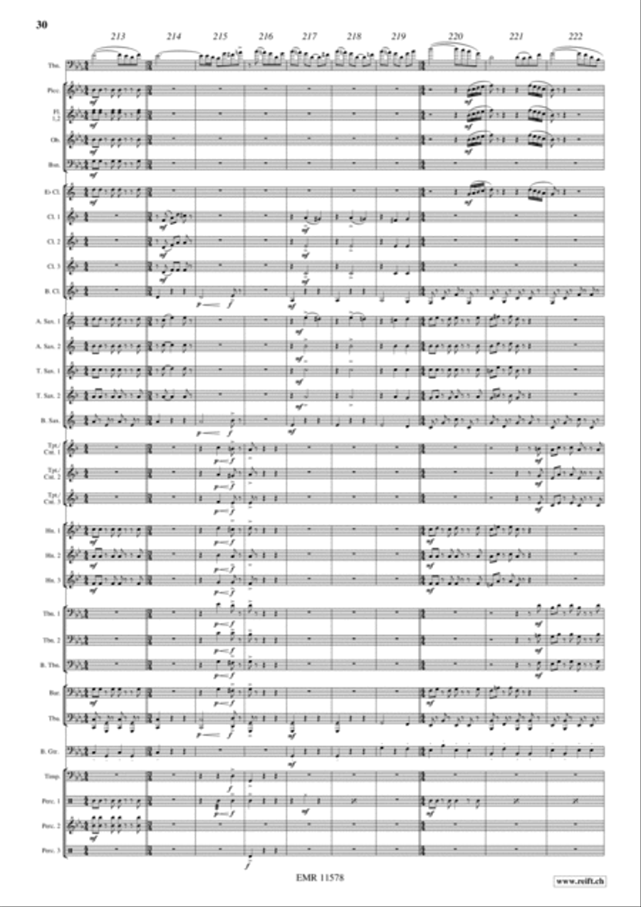 Cirrus Concert Band scores gallery preview page 30