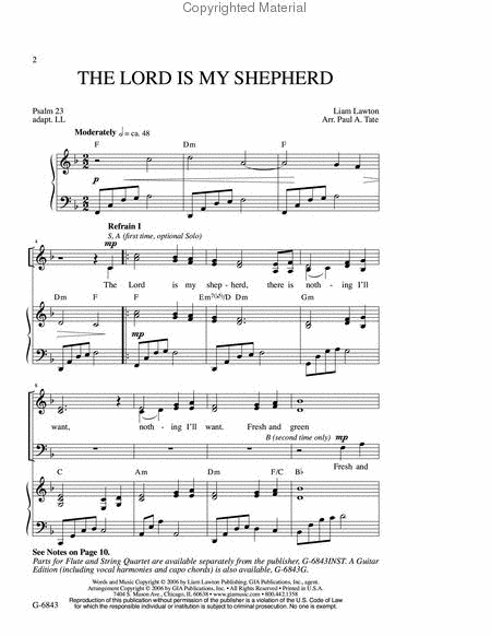 The Lord Is My Shepherd image number null